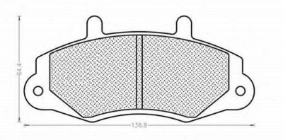MAGNETI MARELLI 430216170553 -  Комплект тормозных колодок, дисковый тормоз